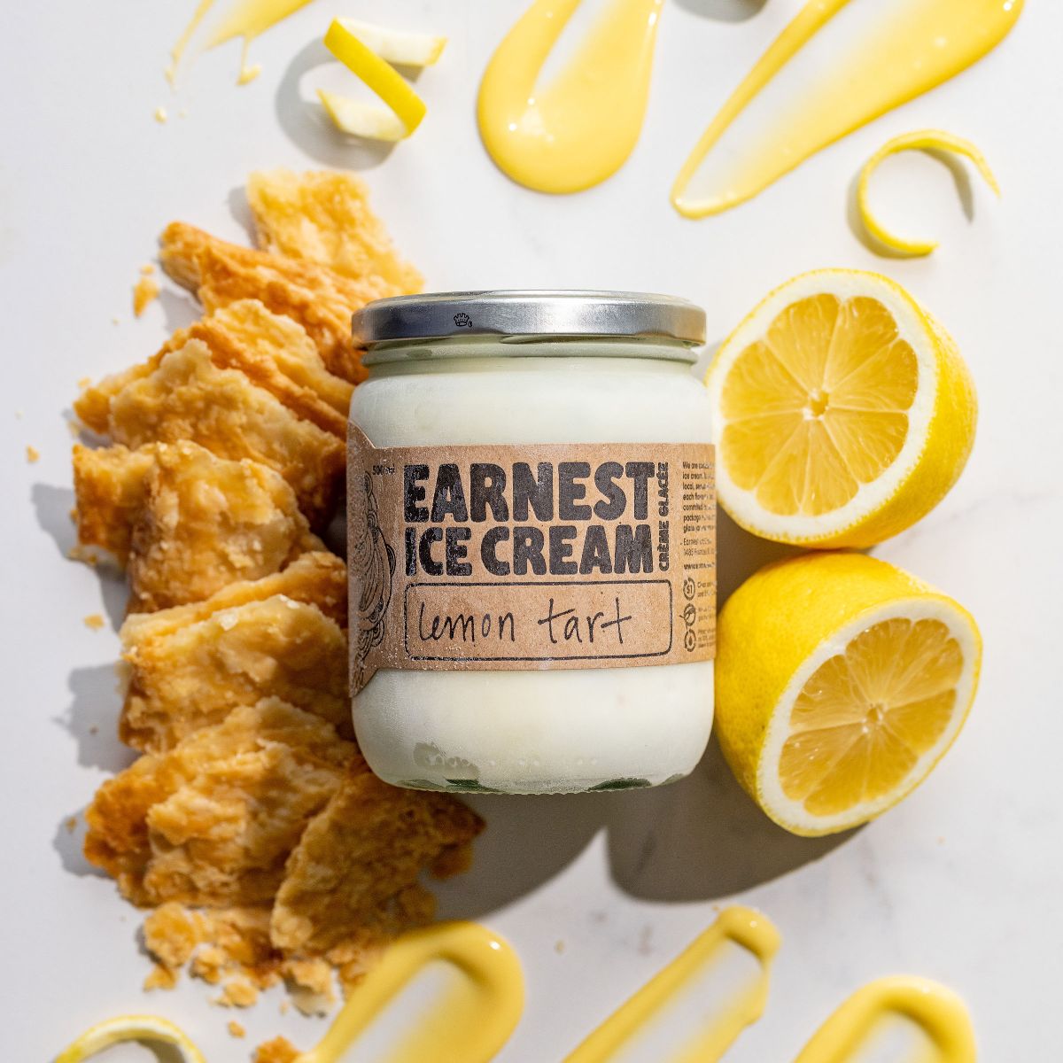 Lemon Tart - Earnest Ice Cream